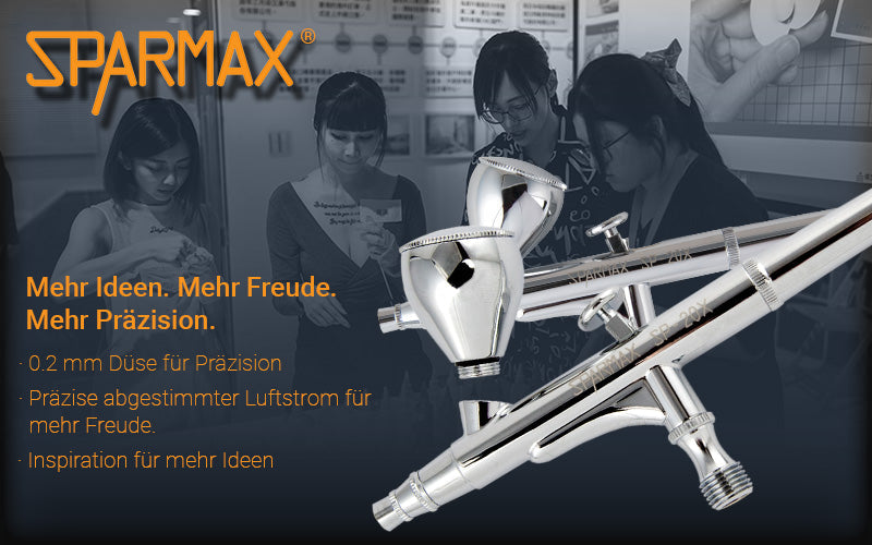 Sparmax Airbrush-Geräte: Präzision und Top-Qualität für deine Kreativität